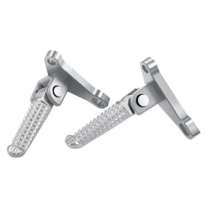 Motorcycle Exhaust Pipe Bracket And Rear Footrest For Yamaha Sniper135 Sniper150 Sniper155 Aluminum