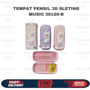 Tempat Pensil 3D Sleting Music 38126 B