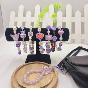 พร้อมส่งในไทย สายห้อยลูกปัดสีสดใส ห้อยโทรศัพท์ ห้อยกระเป๋า อเนกประสงค์ สีสันใส ลูกปัดห้อย