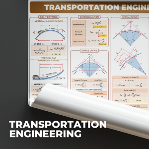 Transportation Engineering Poster - Civil Engineering Poster - B3 Size