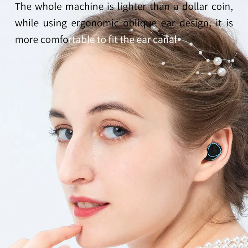 TWS Earphone M10 Bluetooth Earphones Wireless Earbuds 9D Bass Stereo HiFi Earbud Sound 360° Surround Subwoofer Waterproof Sports Headset Touch Control In-ear Earpiece with Mic Noise Canceling Gaming Headphone 2000mAh Charging Box Fon Telinga Bluetooth