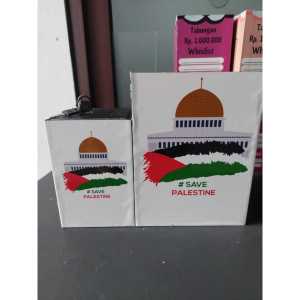 COD Celengan Jumbo MOTIF FREE Palestina + kunci kotak amal masjid AL- Aqsa Celengan Support Palestine