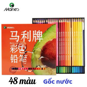 [HỎA TỐC] Bút Chì Màu Nước Maries Hạng Họa Sĩ (48|72|120 Màu)
