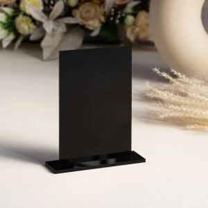 Blank Square Acrylic Sheets with Stand Acrylic DIY Signs Table Numbers Signs DIY Name Card Gifts Event Party Decoration