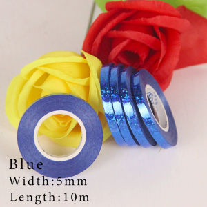 10PCS Curling Ribbon 5mm x 10m Metallic Balloon String for Birthday Gift Bouquet Wedding Party Decor