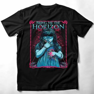 T-Shirt Kaos Musik Bring Me The Horizon BMTH My Little Devil Bahan 24s