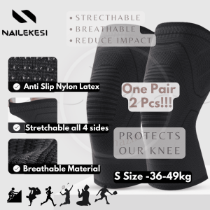 Knee Guard Knee Compression Support Protector Knee Pad Support Braces Sport Breathable Solat 跑步运动护膝盖