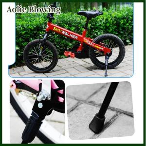 Aolie Kids Bike Kickstand for 12 14 16 18 Inch Wheel Bicycle Side Kick Stand Rear Mount Premium Steel Bikes Support Racks