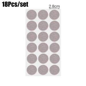 90Pcs Self Adhesive Felt Chair Leg Pads Non-slip Round Square Table Legs Sticker Non-Noise Non-Scratch Floor Protector Furniture Bumper Damper Cover