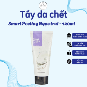 Tẩy tế bào chết The Face Shop ngọc trai Smart Peeling White Jewel 120ml - Hàn Quốc
