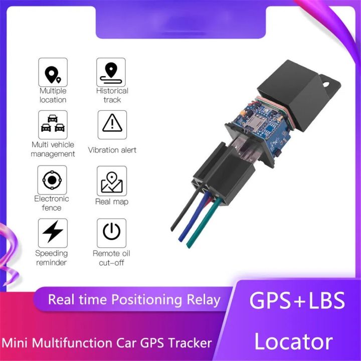 rx789wnqw Car GPS Tracker C13 Tracking Relay Device GSM Locator Remote Control Antitheft
