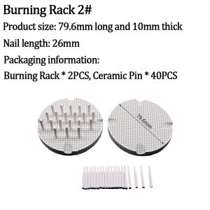 Dental Ceramic Pin Metal Pin Honeycomb Burner Porcelain Tray Material Accessories