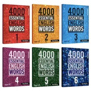 6 Books/Set 4000 Essential English Word Language Learning Books