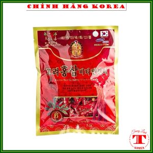 Kẹo hồng sâm hàn quốc chính hãng gói 200gr - Kẹo sâm cứng samsung Korea