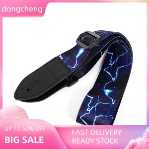 dongcheng Dây đeo đàn guitar dây đeo nhiều Màu dây đeo đàn guitar nylon in nhiều màu có thể điều chỉnh