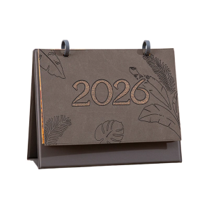 2026ปฏิทินรายเดือนปฏิทินขนาดพกพาเครื่องประดับโต๊ะที่สร้างสรรค์สมุดวางแผนประจำวันขนาดเล็กแบบพกพาที่จัดระเบียบบนโต๊ะ