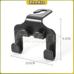 ZEO Multifunctional Car Cup Holder Seat Back Bag Hanging Hook Rear Seat Phone Support Stand Storage