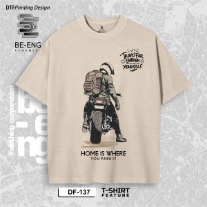 Kaos Oversized "ADVENTURE" Bahan Cotton Combed 20s Kualitas Sablon Premium Tshirt Pria dan Wanita