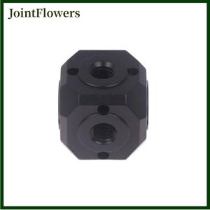 JointFlowers Universal Tripod Screw Hole Adapter Magic Cubic Mount For Magic Arm Flash Vlog Video Fill Light Microphone Extension Mount Head