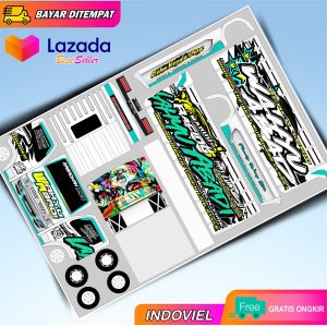 **【BISA COD】Pola stiker papercraft miniatur truk oleng ukuran 30 cm**
