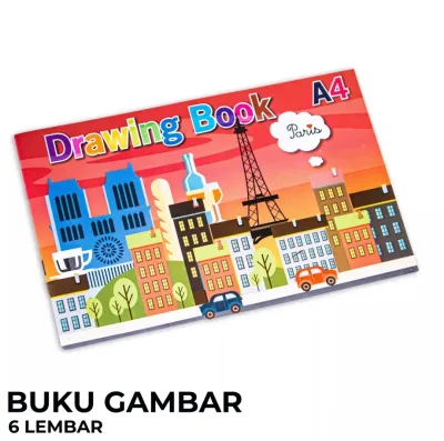 SJ Buku Gambar A4 Squeezy 6 Lembar / pack 10 buku