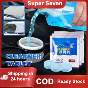 Wiper Fluid Car Windshield Glass Washer Concentrated Window Cleaner Tablets Solid Effervescent Car Soild Cleaner Wiper Fluid Windshield Glass Washer Concentrated Window Tablets