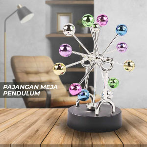 Pajangan Meja Pendulum Newton Perpetual Model Bianglala / Kincir
