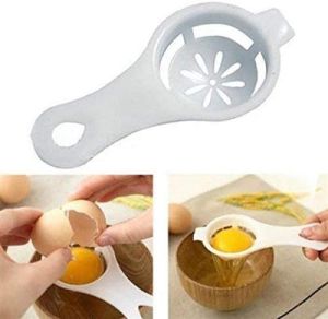 HOME BEST 1pc Kitchen Egg Yolk Separator Food-grade Egg Divider Protein Separation White Yolk Sifting Egg Cooking Gadget Kuning Telur Dapur Alat Pemisah Pembahagi Memasak Putih 厨房蛋黄分离器鸡蛋烹饪小工具 FZ1-0058