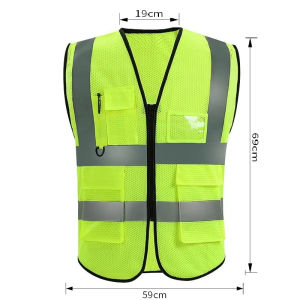 Breathable Reflective Vest - High Visibility Safety Jacket