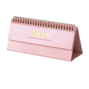 OKDEALS01 2026  Calendar 2026 Standing Flip Calendar Spiral Binding Minimalist Design 2026  Calendar Monthly View Standing Format Checklist Planner Office Use
