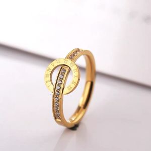 [ Bayar Ditempat ] Cincin Wanita Titanium Anti Karat Wanita Korea / Cincin Gesper Wanita Titanium Rose Gold / Cincin Wanita Titanium Import