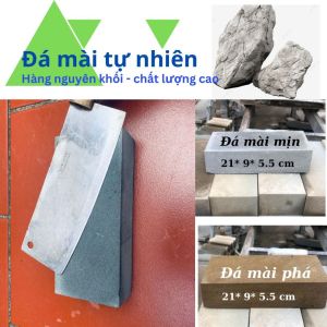 Đá Mài Tự Nhiên Nguyên Khối Cắt Thủ Công - Đá Mài Dao Kéo Đục Mũi Khoan - Size Lớn Giao Nhanh