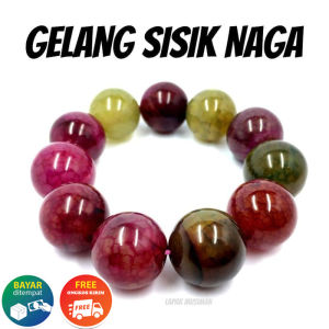 GELANG BATU SISIK NAGA NATURAL GELANG PRIA WANITA
