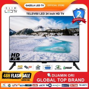BISA COD - TV LED 24 FULL LAYAR DIGITAL SUPPORT HDMI VGA AV DAN USB GARANSI 1 TAHUN RESMI
