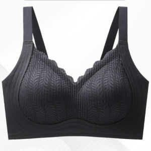 Wire-Free Push-Up Bra / Soft Support Seamless / For Women Daily Wear / Fixed Cup Side Coverage