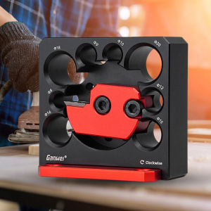 【New Arrival】 Adjustable Milling Dowel Round Rod Auxiliary Tool Metric 8mm-20mm Dowel Maker with Carbide Blade Compact for Woodworking