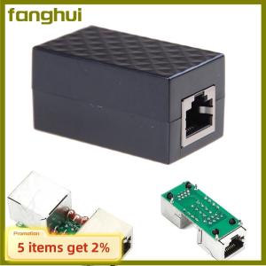fanghui RJ-45 Arrester Adapter Ethernet Surge Protector Network Protect Tool