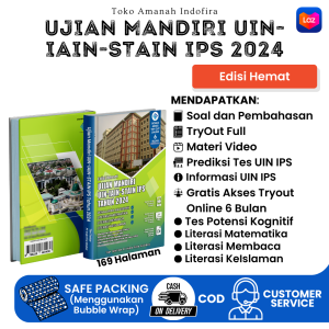 Terbaru Buku UJIAN MANDIRI UIN-IAIN-STAIN IPS (Edisi Hemat + Free Akses E-Learning) Sesuai Dengan Kisi-kisi Terbaru UIN IPS