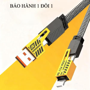 Cáp Sạc điện thoại 4in1 đa năng dài 1 mét - công suất 65W dùng cho nhiều dòng điện thoại