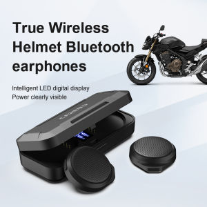 CAREUD H360 LED Premium Bluetooth 5.3 Motorcycle Helmet Headset Zero Wind Noise Call Standby 50hours with Remote Control System Global First Edition