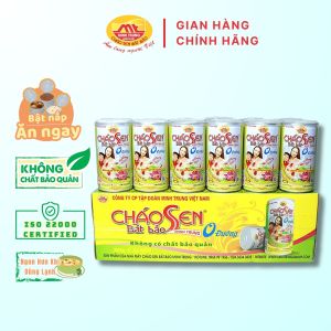 Cháo sen bát bảo 0 đường Minh Trung 355g - CSBB 0 Đường 24 (thùng 24 lon)