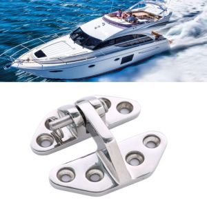 FOUNDTWO Shaped Strap Boat Hinge Heavy-Duty 316 Stainless Steel Strap Hinge Yacht Accessory Butterfly Hinge Furniture Hinge Window