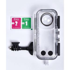 Vỏ bảo vệ chống nước dưới nước Dành cho Insta360 X5 vỏ lặn trong suốt 45 M