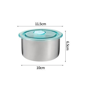304 Stainless Steel Fresh Keeping Lunch Box Refrigerator Storage Box Food Storage Container