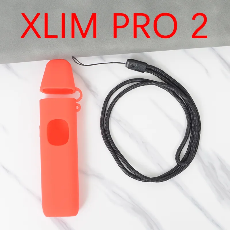 Oxva Xlim Pro 2 Silicone Texture Skin Case With Lace Lanyard Protective  Rubber Soft Cover Bag
