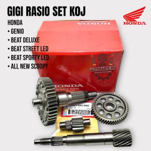 Gigi Rasio Set Honda Beat Deluxe Street Led All New Scoopy Esp Genio Kualitas Original Gigi Rasio set K0J