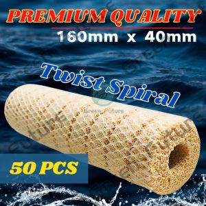 50 pcs WHOLESALE Nano Quartz Far Infrared Bio Home Filter Media Bacteria House Filtration Material ForAquarium 远红外线细菌屋