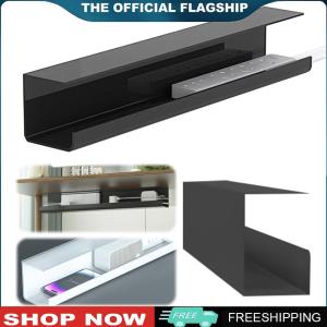 [ZENLEA6]ชั้นวางสายเคเบิลโลหะติดกาวในตัวสำหรับจัดระเบียบสายไฟและอะแดปเตอร์อย่างมีประสิทธิภาพ