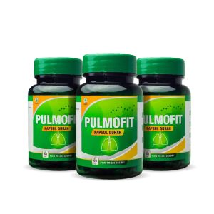 Kapsul Gurah PULMOFIT Bantu Mengatasi TBC Asma Batuk Menahun Berdahak Sinusitis Bronkitis BPOM