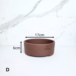 The Leaferie Reimi Bonsai Pot (Series 4) 4 sizes Plant pot  Zisha Flowerpot Purple Sand Planter Flower pots